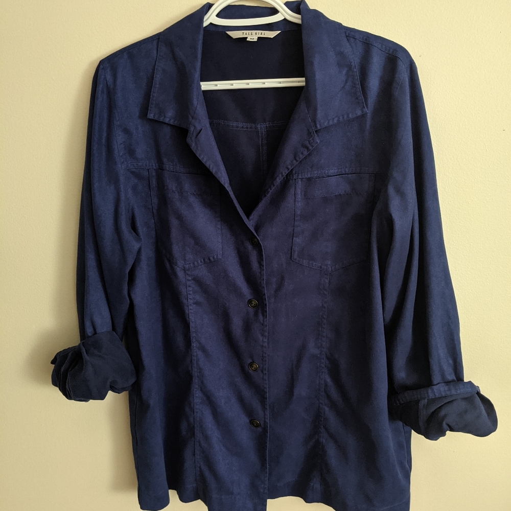 Suede shirt